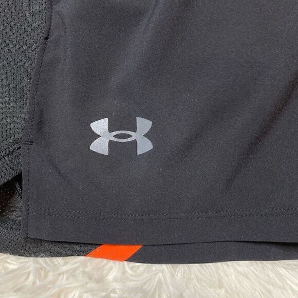 Under Armour Size S Athletic Shorts Fitted Lined Heatgear Black Pockets - Picture 6 of 12